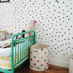 Vinilos Decorativos, Set de 84 Mini Lunares (1 Color) Negro 070