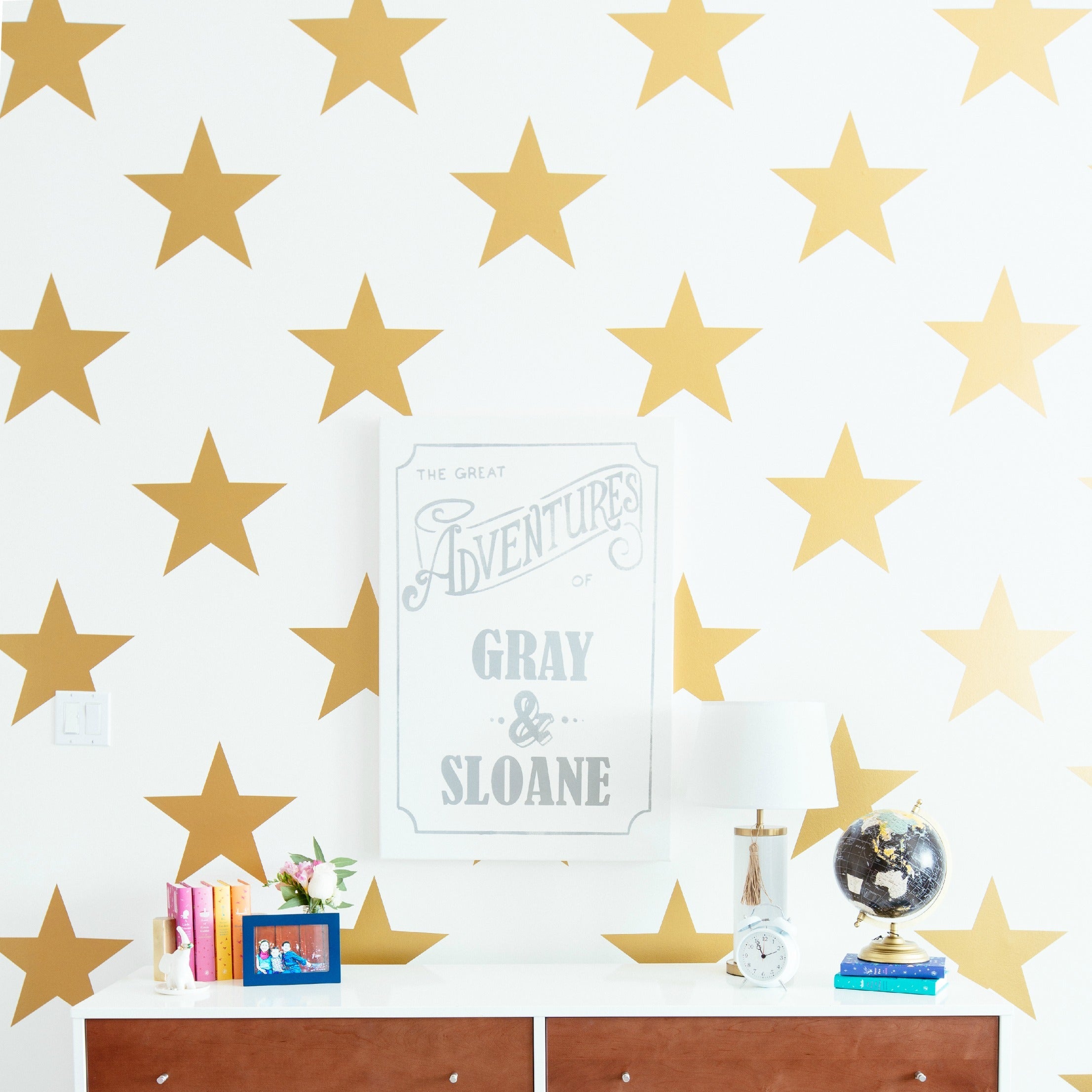 Vinilos Decorativos, Set de 8 Estrellas Azul genial 051