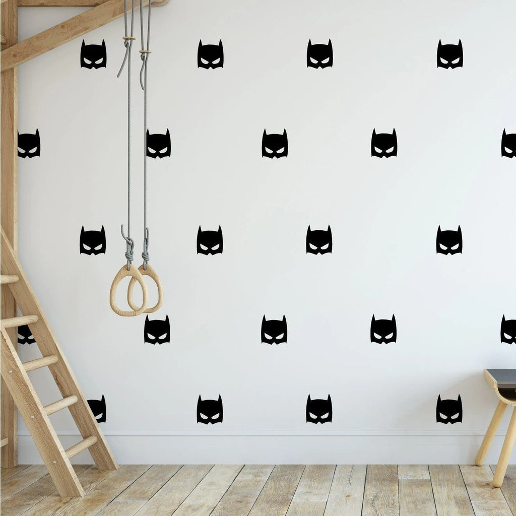Vinilos Decorativos, Set de 18 Batman Máscaras