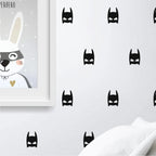 Vinilos Decorativos, Set de 18 Batman Máscaras