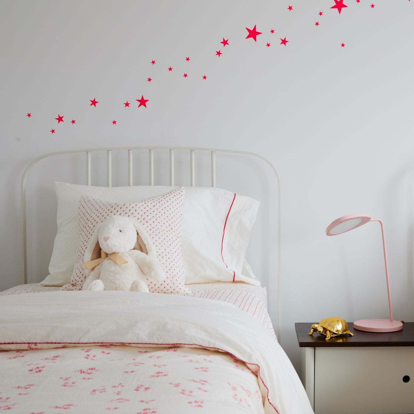 Vinilos Decorativos, Set de 45 Estrellitas Rosa 041