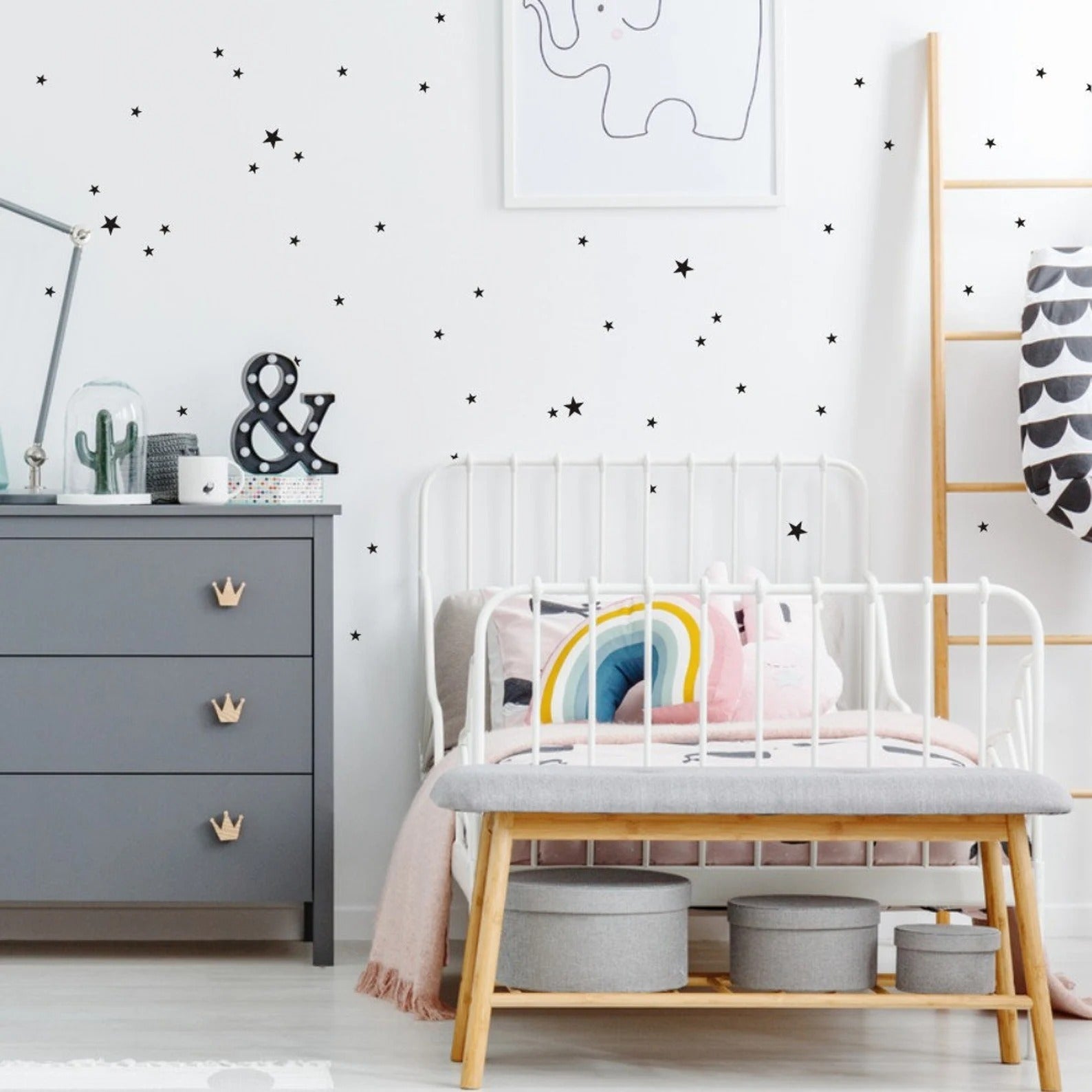 Vinilos Decorativos, Set de 45 Estrellitas