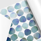 Vinilos decorativos lunares de acuarela azul (set incluye 80 figuras)