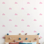 Vinilos Decorativos, Set de 6 Nubes Medianas Rosa clavel 429