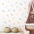 Vinilos Decorativos, Set de 12 Confetis (1 Color) Turquesa 054