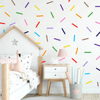 Vinilos Decorativos, Set de 12 Confetis (1 Color) Azul genial 051