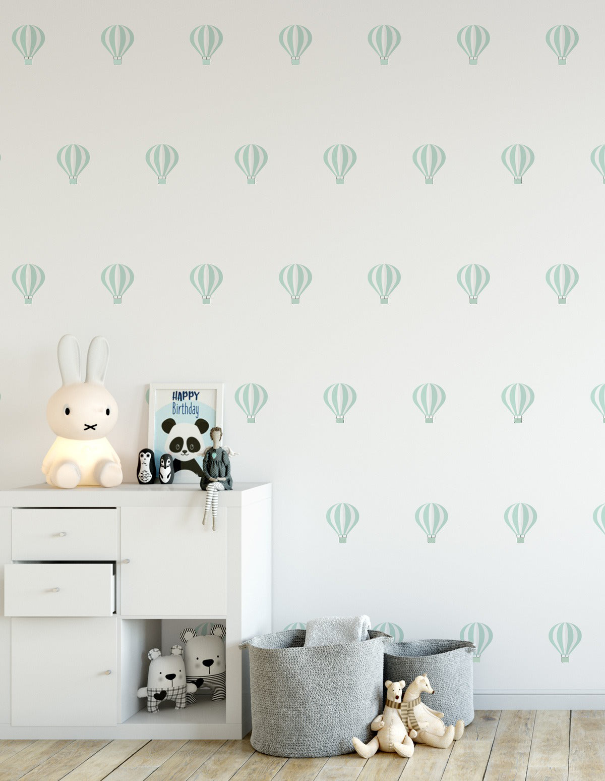 Vinilos Decorativos, Set de 8 Globos Aéreos Limón 631-495