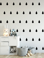 Vinilos Decorativos, Set de 6 Gotas Grandes