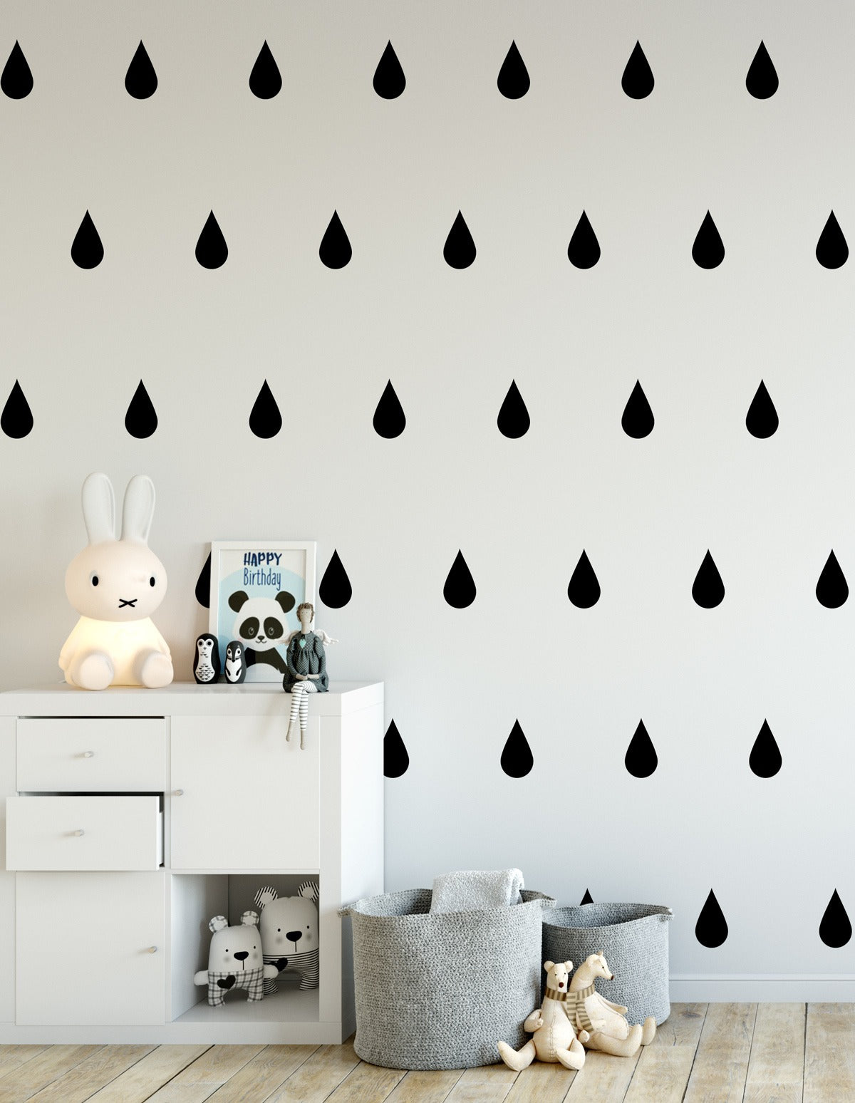 Vinilos Decorativos, Set de 6 Gotas Grandes