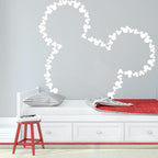 Vinilos Decorativos, Set de 40 Mickey Mouse Blanco 010
