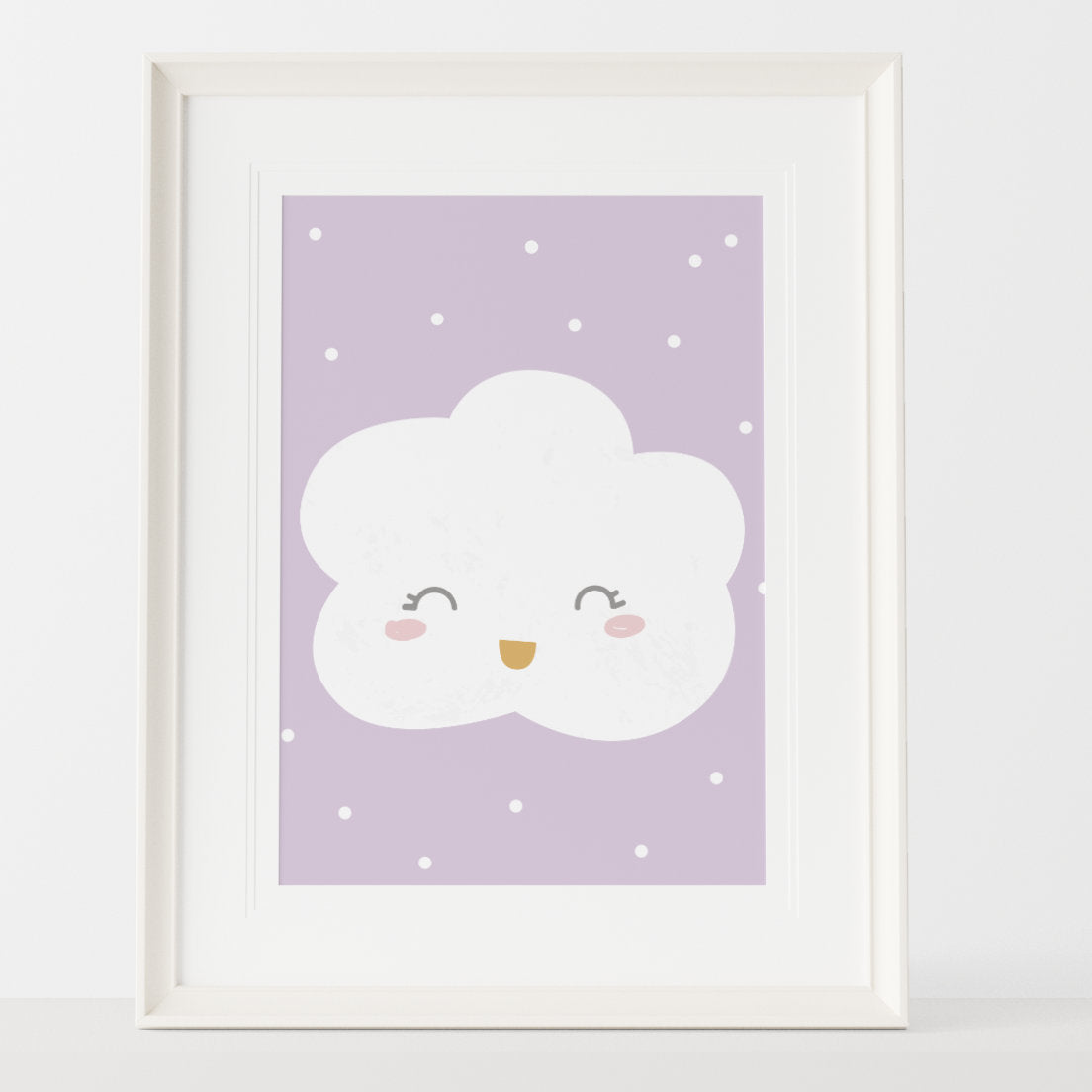 Cuadro Tierna Nube + Marco incluido