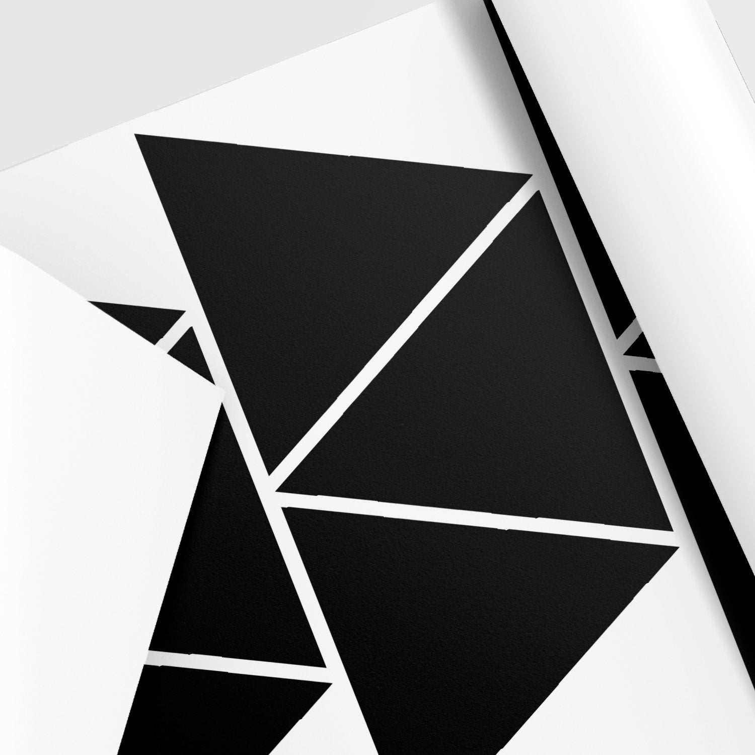 Vinilos Decorativos de Triángulos de 3.7"